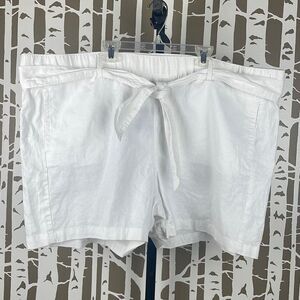 Eddie Bauer Linen Wave Break Tie Short NEW $50 XXL